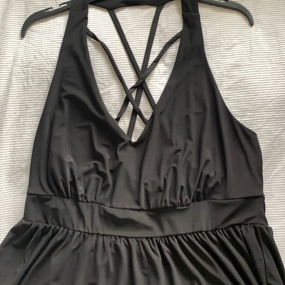 NEW Black Strapy Blouse